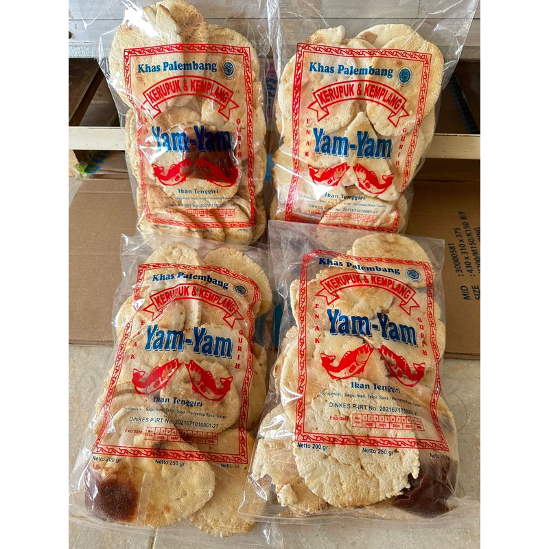 

paket 4bungkus kemplang bakar premium