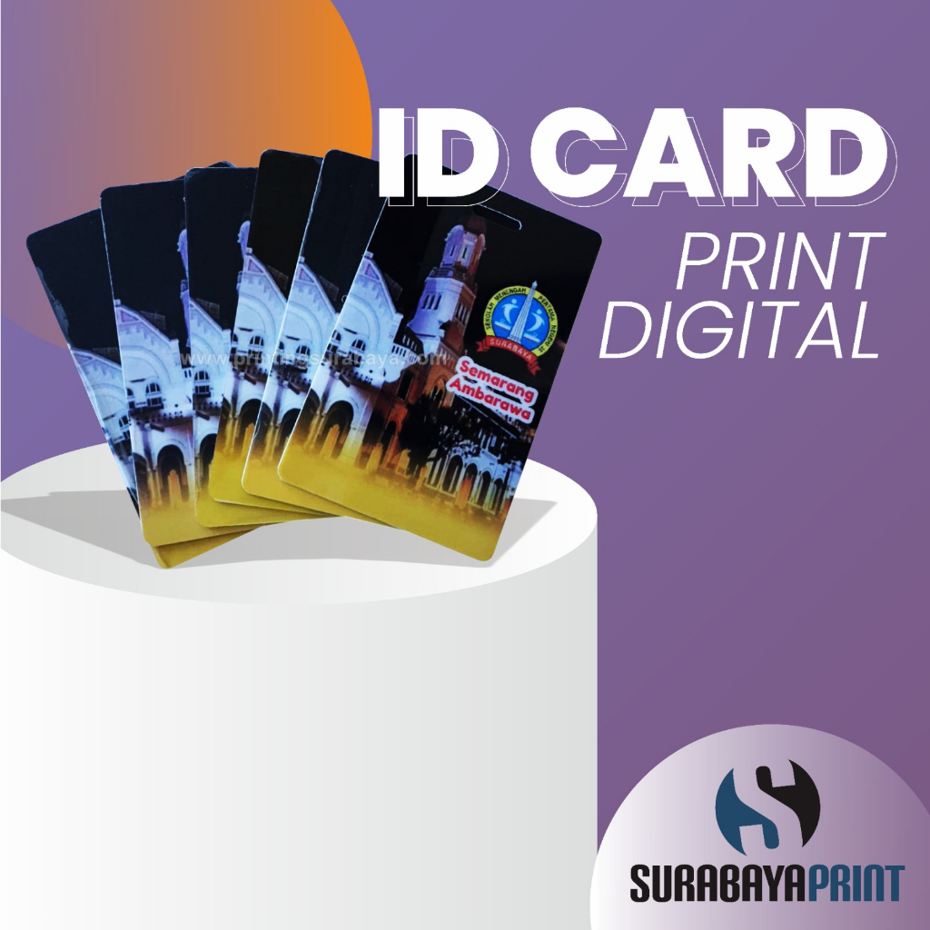 

CETAK ID CARD PRINT DIGITAL BAHAN PVC MURAH / KARTU MEMBER NAMETAG