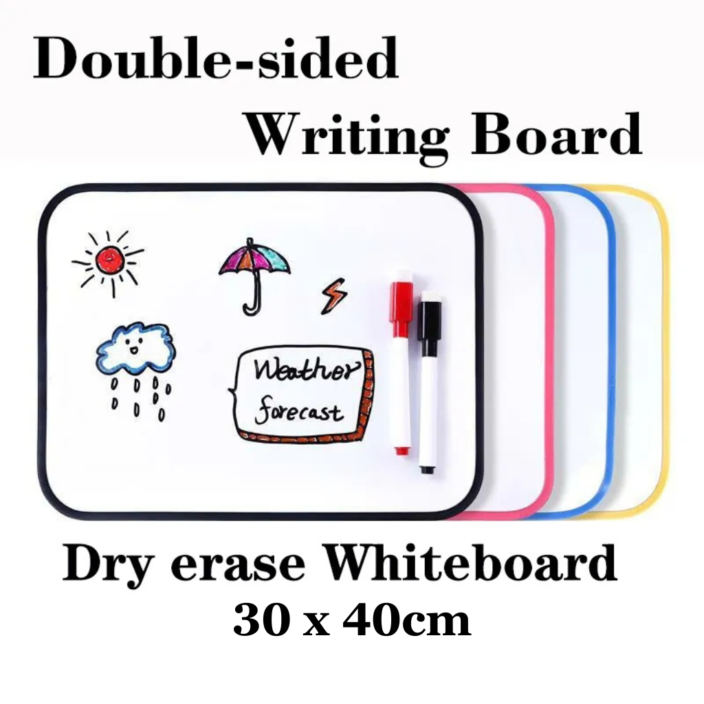 

Minicart Magnetic Whiteboard Double Side 30 x 40 cm - 23T038C