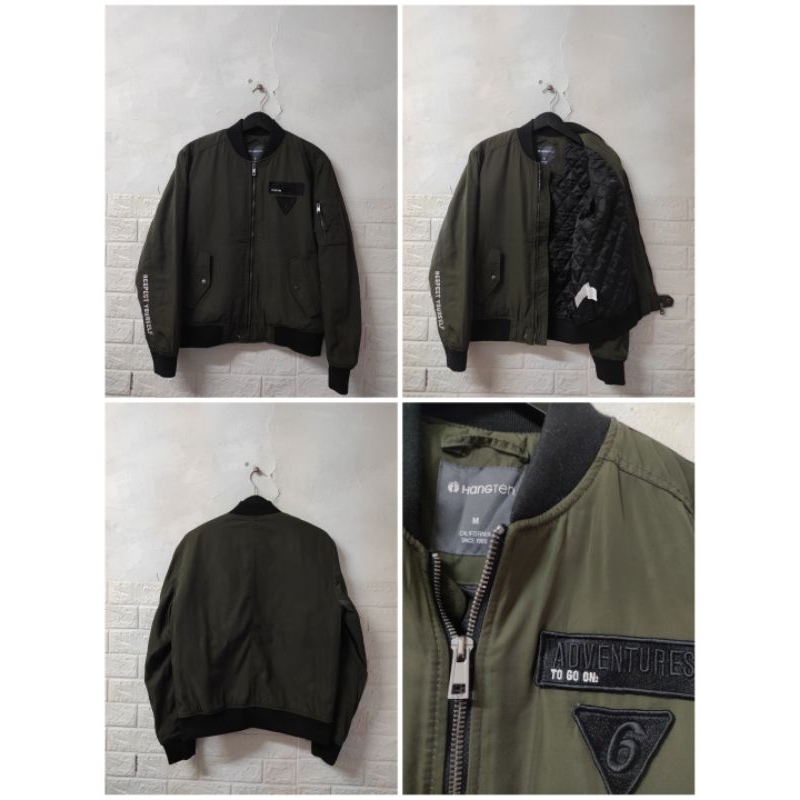 Jaket bomber tebal Hangten California