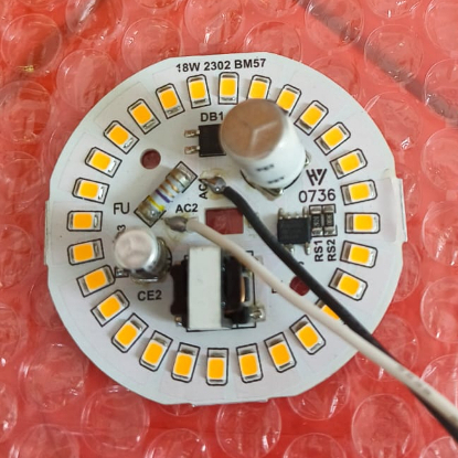 PCB Lampu LED AC / 9w 12w 18w 30w / Nyala Kuning / 9 12 18 30 Watt / Mesin Lampu LED AC / 12 Watt / 