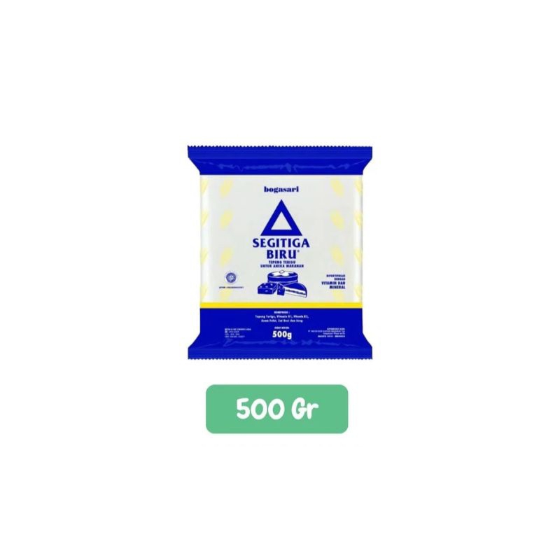 

Tepung Terigu Segitiga Biru kemasan 500gr