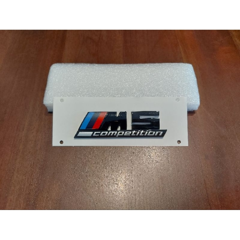 Emblem M5 Competition Black Glossy Bagasi Emblem M BMW