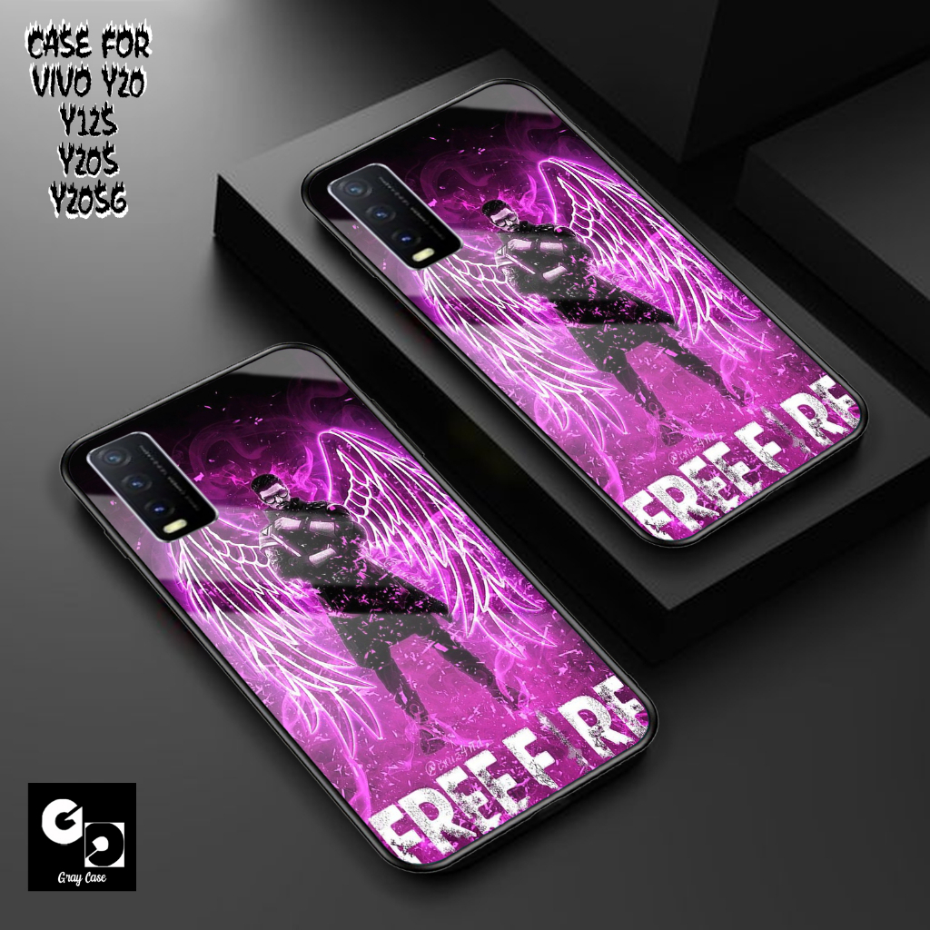 Case Vivo Y20 / Y12S / Y20SG / Y20S  - Casing Vivo Y20 / Y12S / Y20SG / Y20S   { FREE FIRE } Silikon
