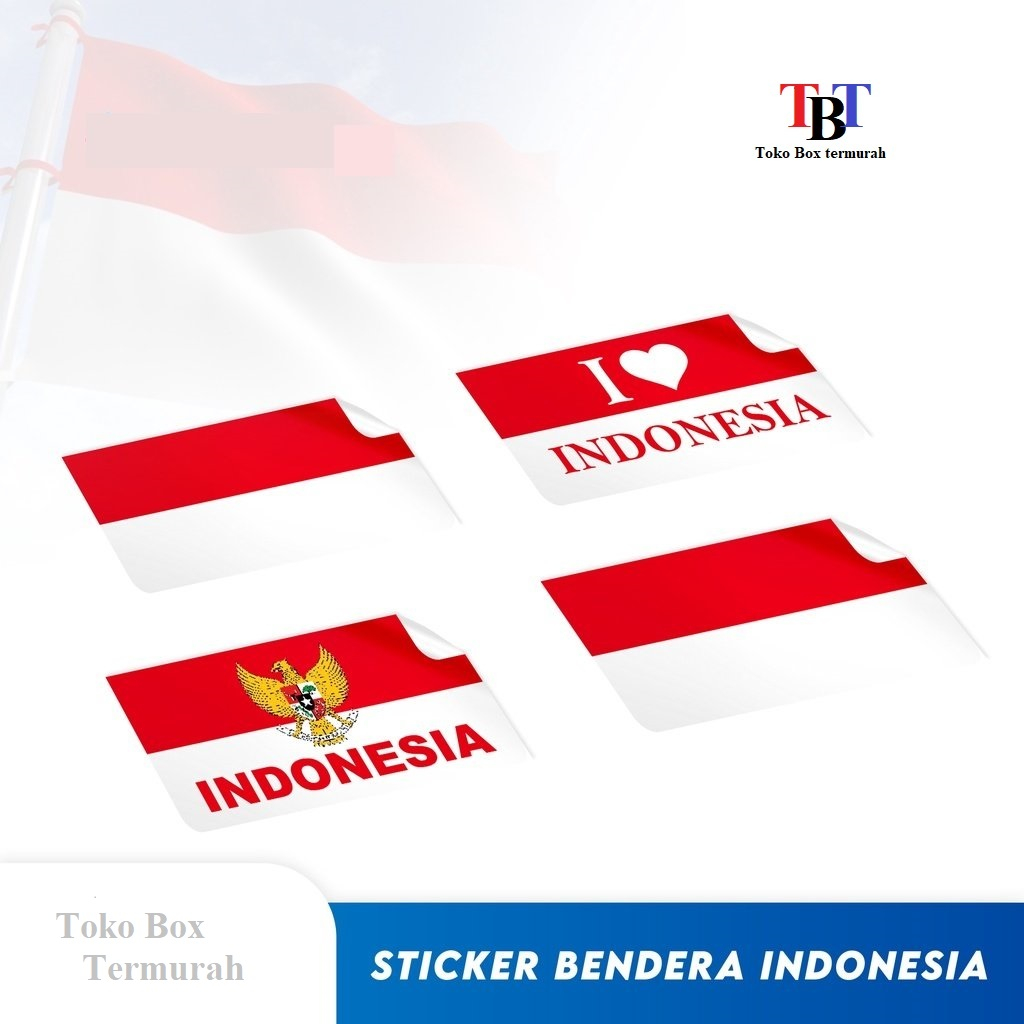 

Sticker Bendera Indonesia 4x2 cm (Isi 10 pcs) cuttingsticker / customsticker / sticker label