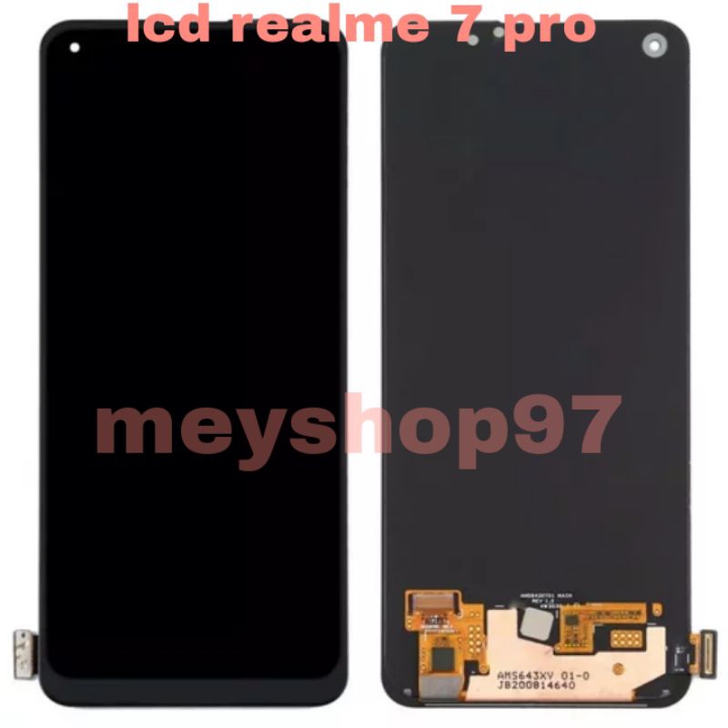 LCD REALME 7 PRO RMX2170 FULLSET BLACK NON FINGERPRINT