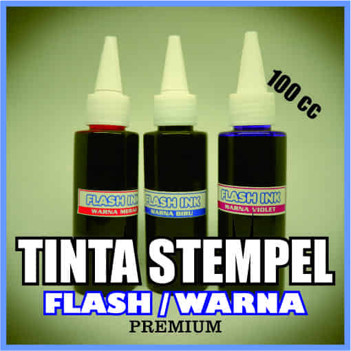 

Tinta stempel Flash 100cc Botol Lancip