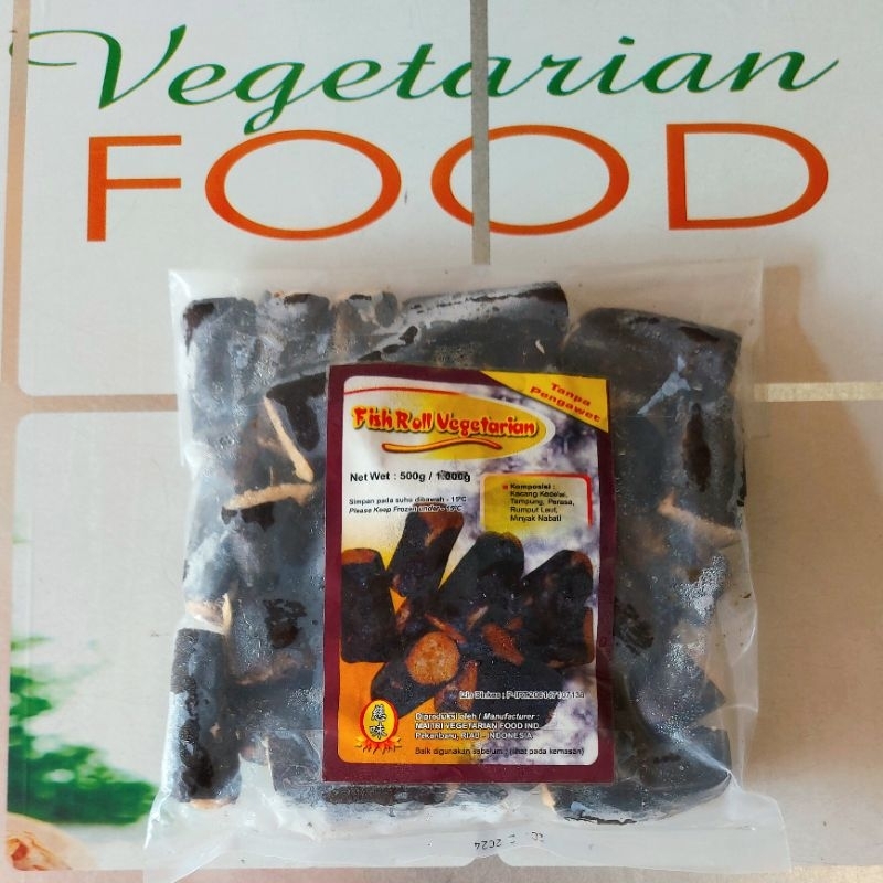 

FISH ROLL, VEGETARIAN, 500g, MAITRI, HALAL, (FROZEN FOOD)