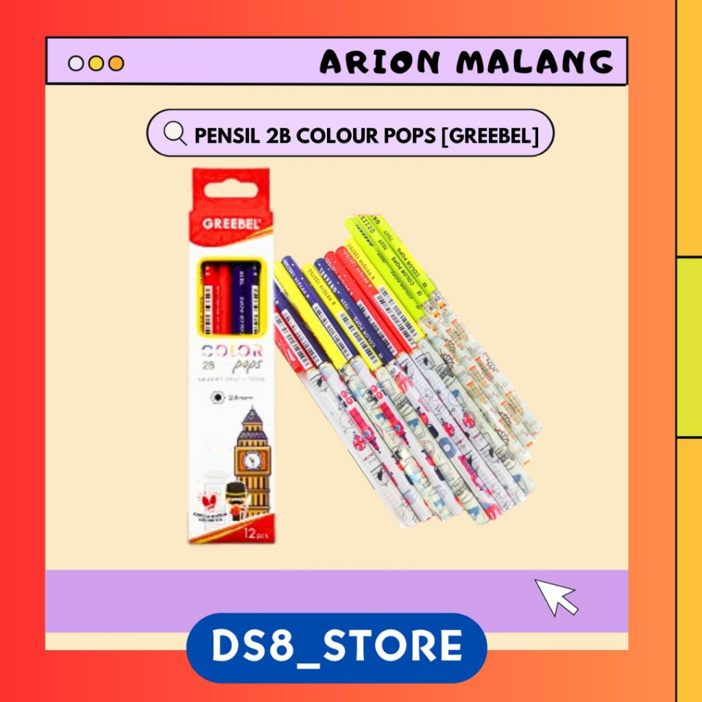 

Pensil 2B Colour Pop GREEBEL