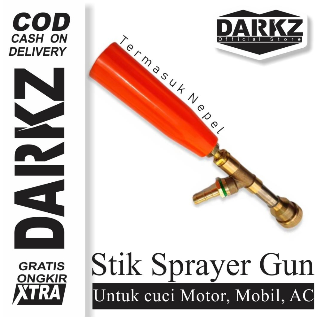 Stik Sprayer gun untuk cuci motor mobil AC