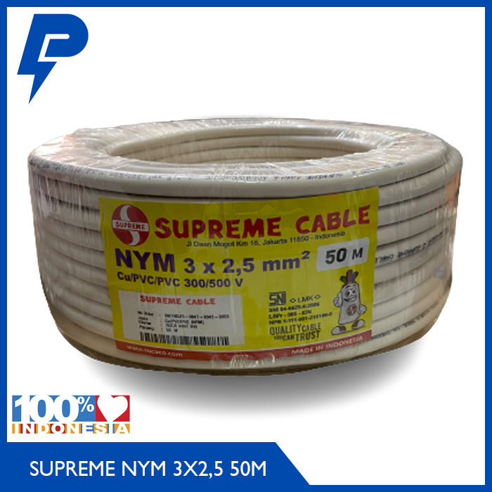 Supreme Kabel NYM 3x2,5mm @ 50 meter