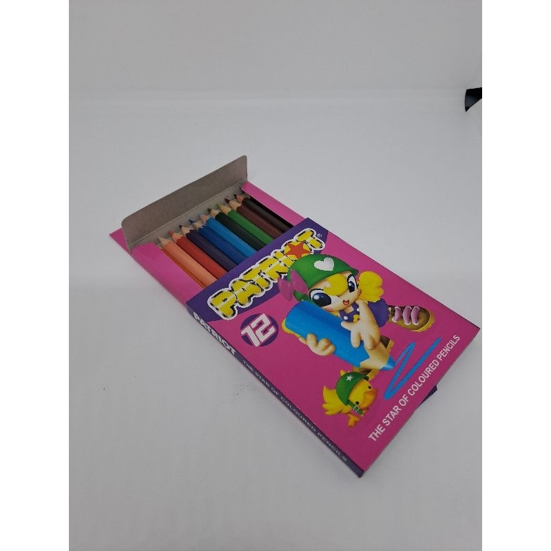 

1 SET PENSIL WARNA PATRIOT PENDEK 12 WARNA