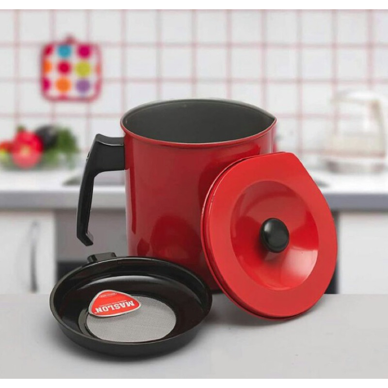 Oil Pot Maspion - Tempat Saringan Minyak - Gelas Penyimpanan Minyak