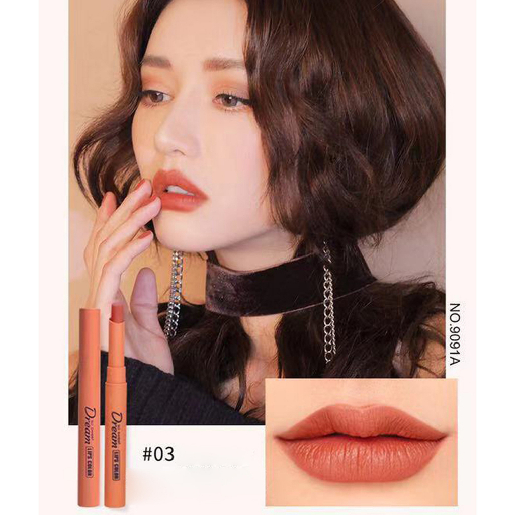 COD - 1BOX ISI 6 Hengfang Refreshing Lipstik Matte 1 Box 6 Pcs Lipstick Tahan Air dan Tahan Lama