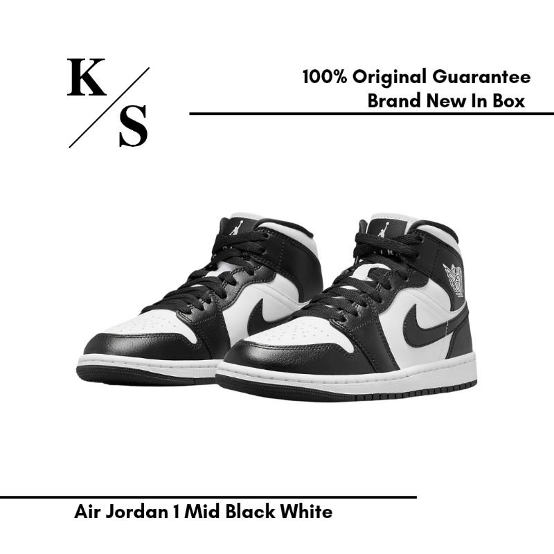 Air Jordan 1 Mid Black White