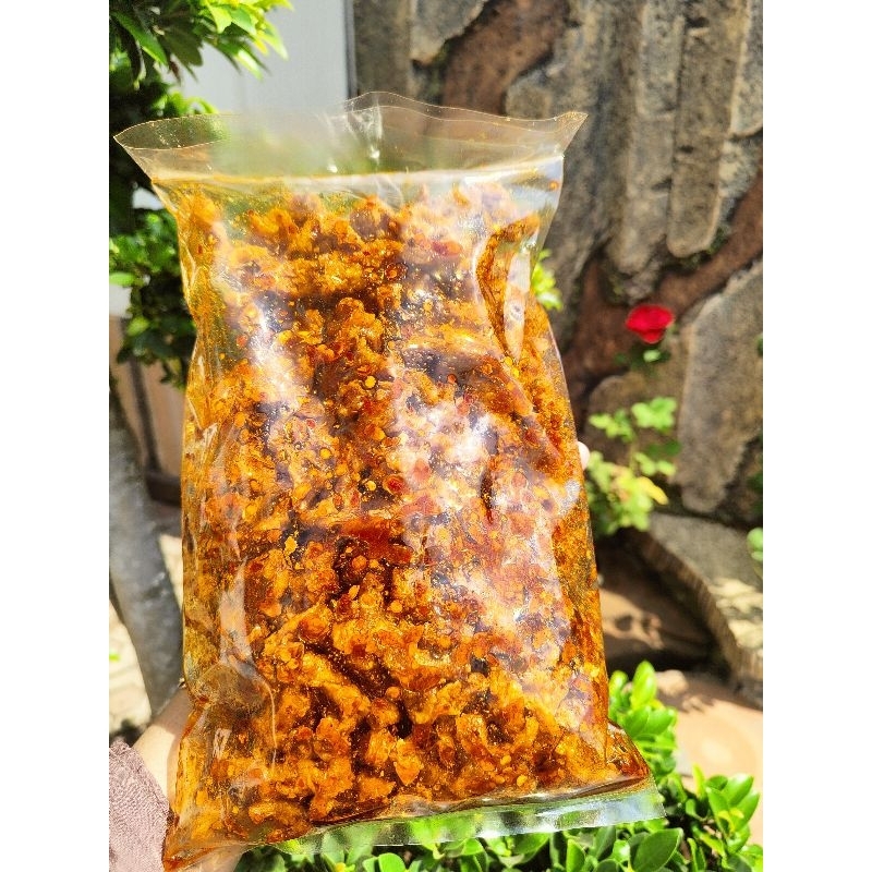 

usus crispy pedas daun jeruk isi 500gram