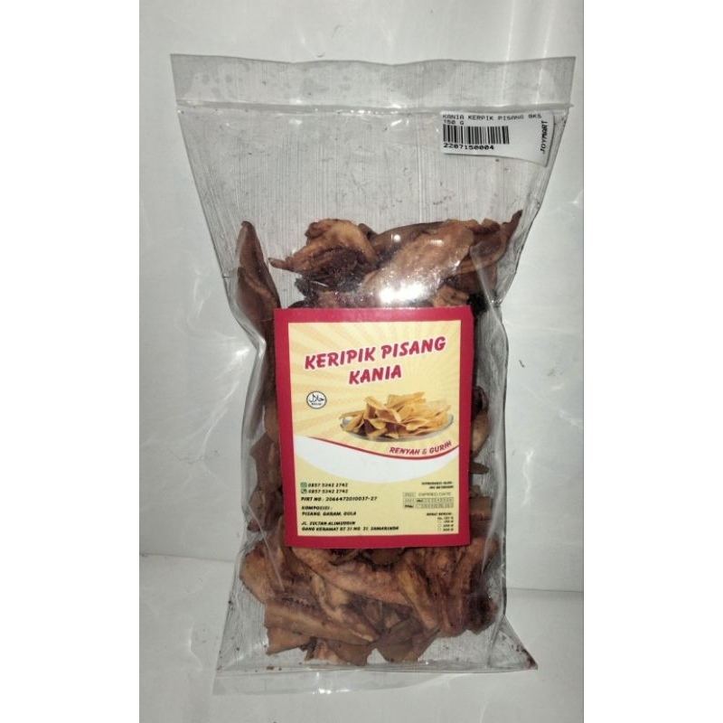 

KERIPIK PISANG KANIA RENYAH DAN GURIH CEMILAN KHAS SAMARINDA