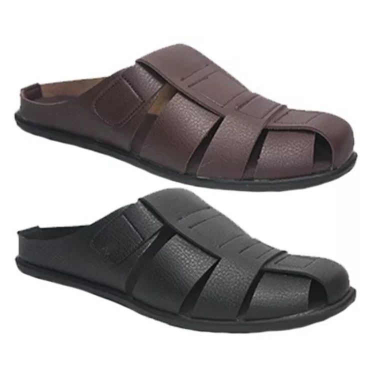 SEPATU SENDAL PRIA HITAM DR KEVIN