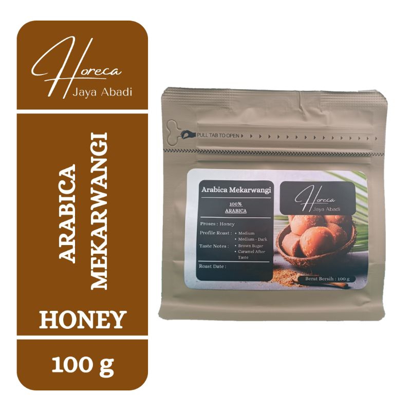 

Horeka Jaya Abadi - Kopi Arabica Arabika Mekarwangi Honey Biji / Bubuk - 100 gr & 250 gr