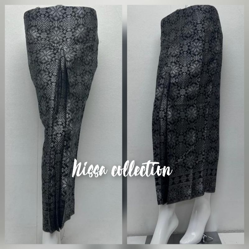 Rok Span Songket Palembang/ Rok langsung pakai/ Rok Instan/ Rok Modern