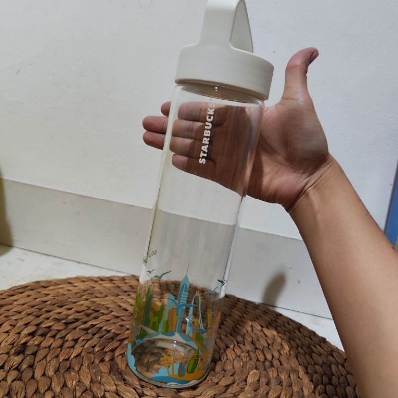 TUMBLER STARBUCKS BOTOL KACA