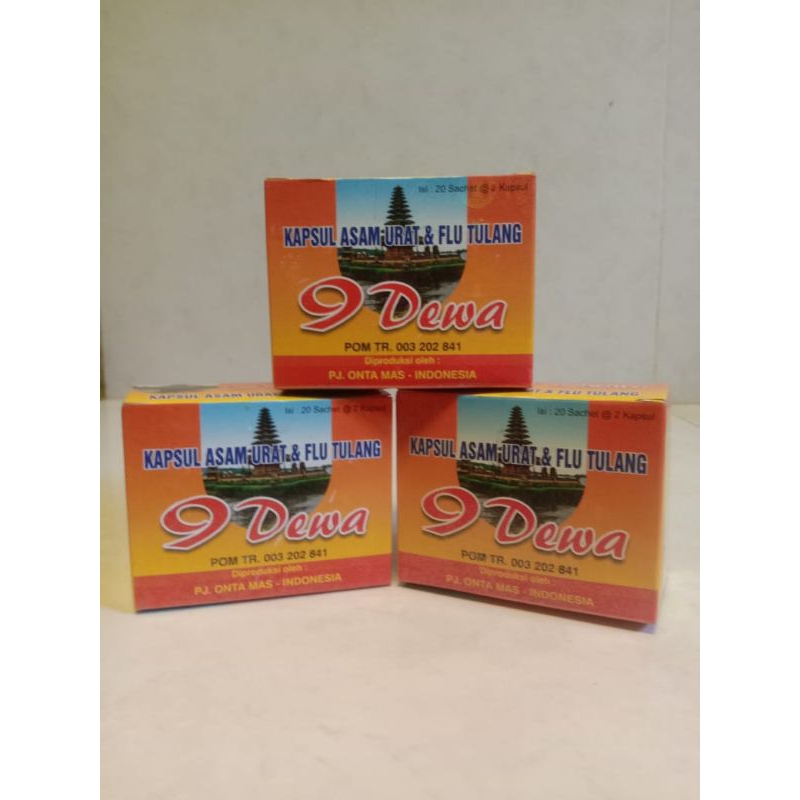 

9 DEWA kapsul asam urat Original