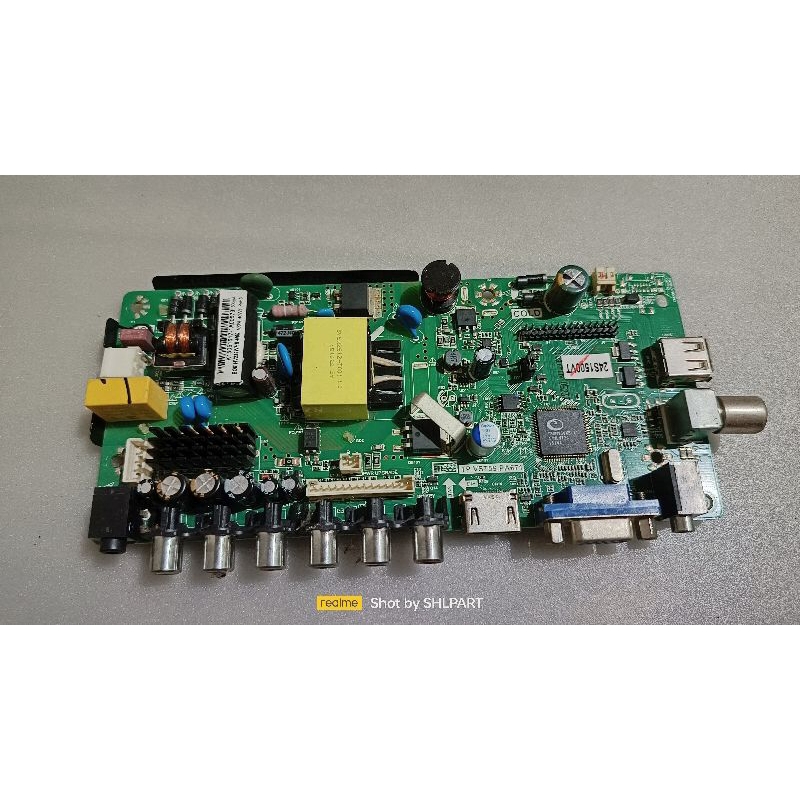 MAINBOARD POWERSUPLAY PSU TV 24S2500VJ MESIN TV LED TOSHIBA 24S1500VJ