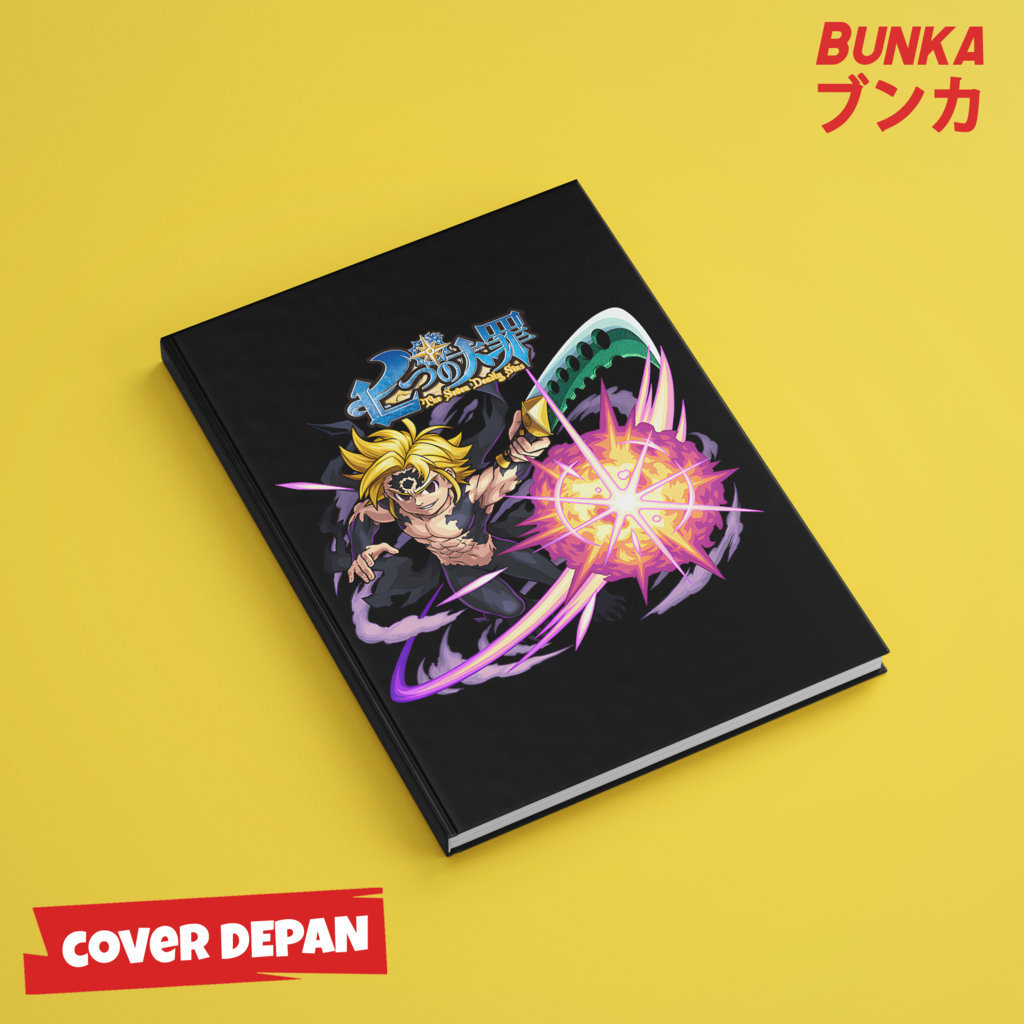 

Note Book Aesthetic Anime Nanatsu no Taizai Meliodas Design Hardcover A5 Buku Tulis Catatan Notes Agenda Planner Jurnal vintage buku catatan story book kado anniversary valentine cowok cewek murah