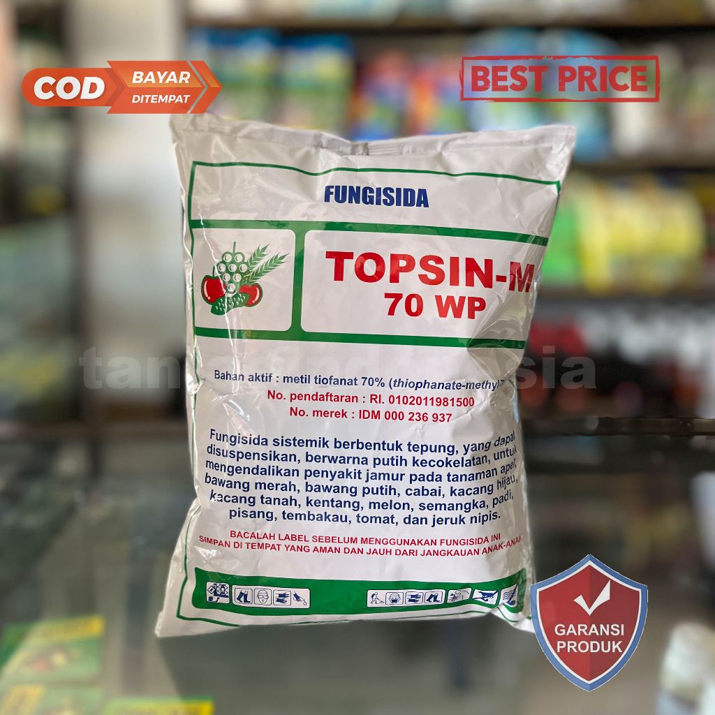 FUNGISIDA TOPSIN-M 70 WP - 500 GRAM - TOPSIN PUTIH