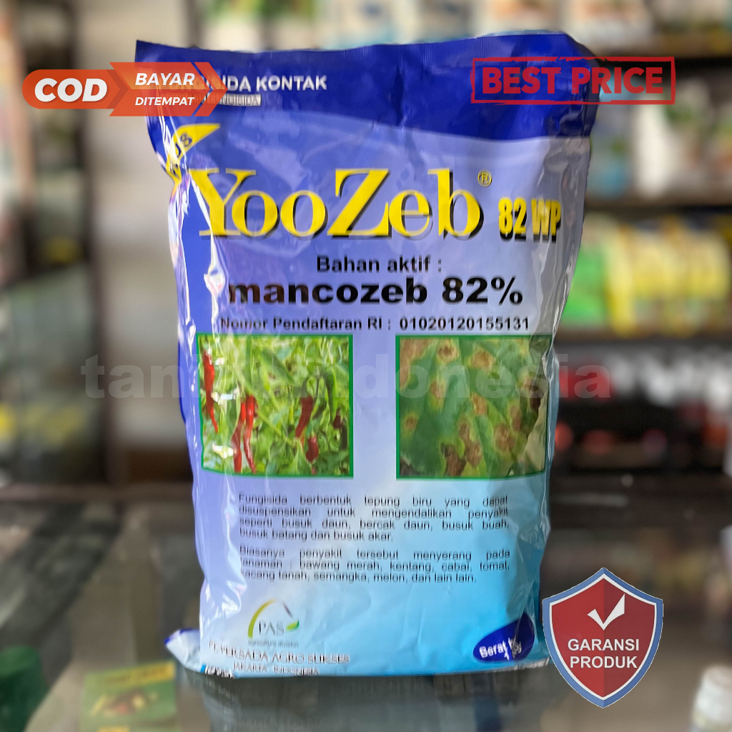 Fungisida YOOZEB 82WP 1 KG Mancozeb Biru