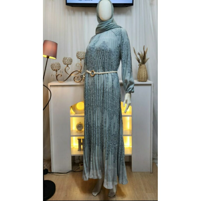 Dres Plisket Premium / Gamis Meijiwang Plisket / Gamis Kondangan Mewah dan Elegan / Gamis Pesta Eleg