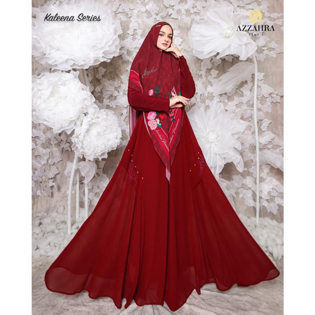 NEW COLLECTION BY AZZAHRA SYARI (KALEENA SERIES)GAMIS PREMIUM