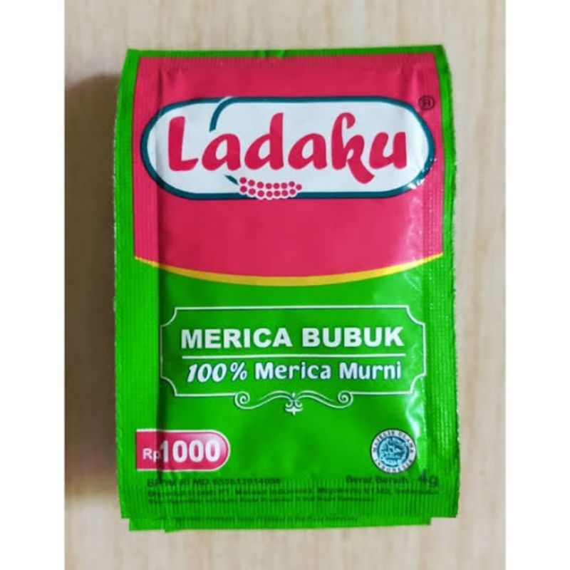 ladaku merica bubuk renceng 1000 (4g) 12 sachet