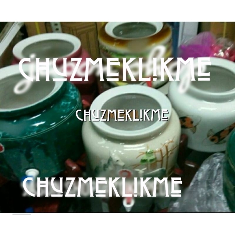 Guci air keramik/Galon guci air keramik/Tempat air keramik