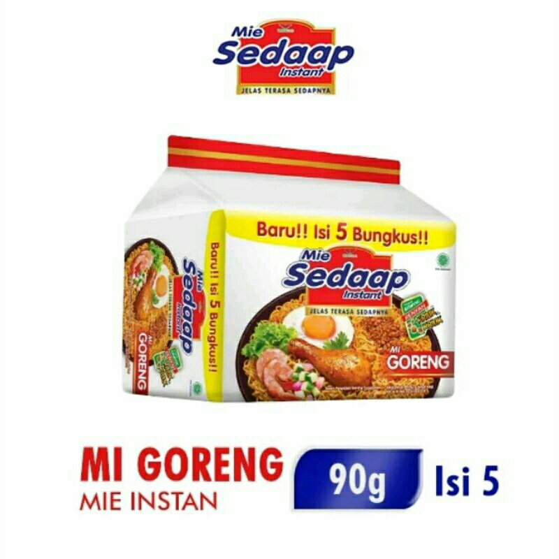 

Mie Sedap Goreng 90gr x 5pcs