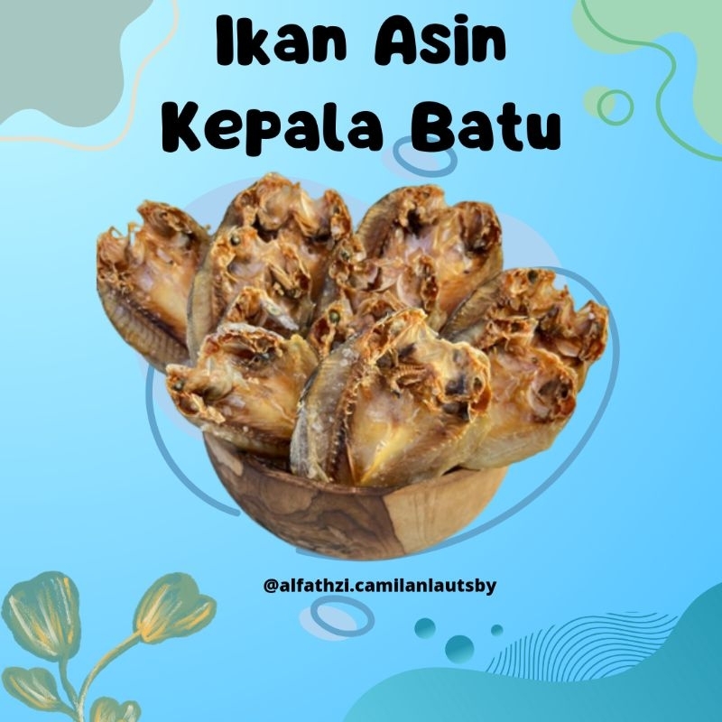 

(Camilan Laut Sby) Ikan Asin Kepala Batu 250gr
