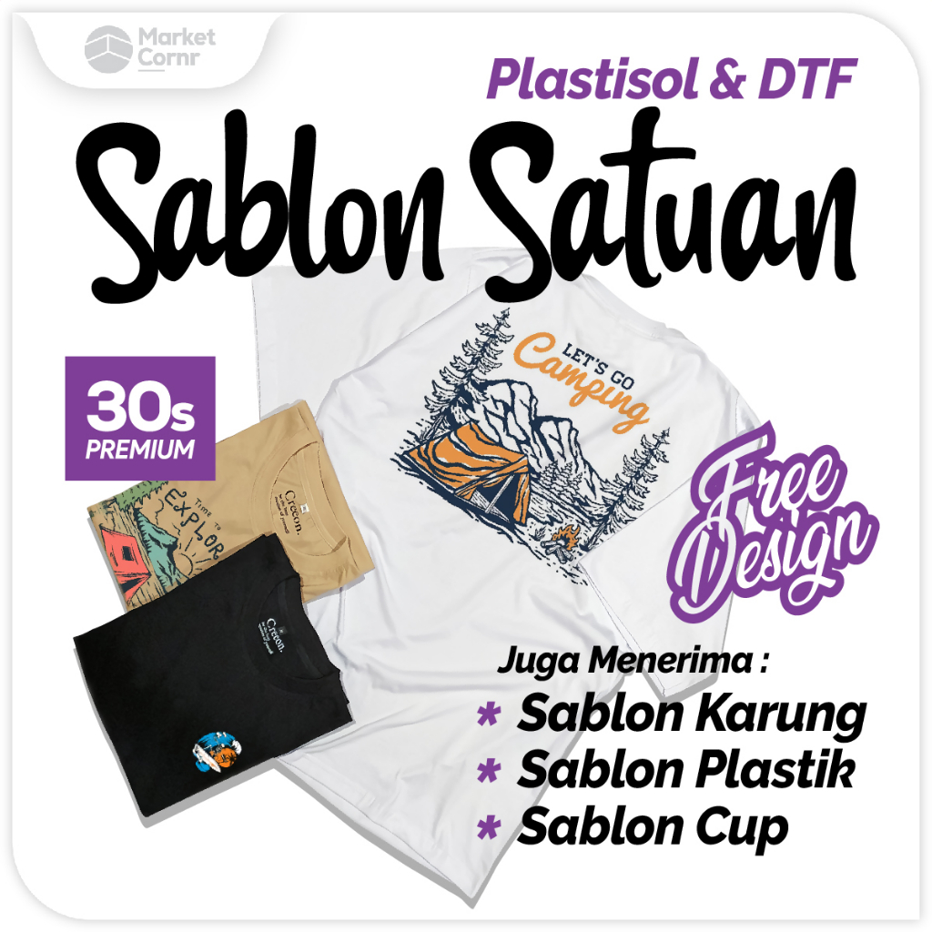 

sablon kaos bank kaos kampus kaos ibadah baju komunitas baju gathering kaos caleg kaos premium cotton combed 30s plastisol dtf custom