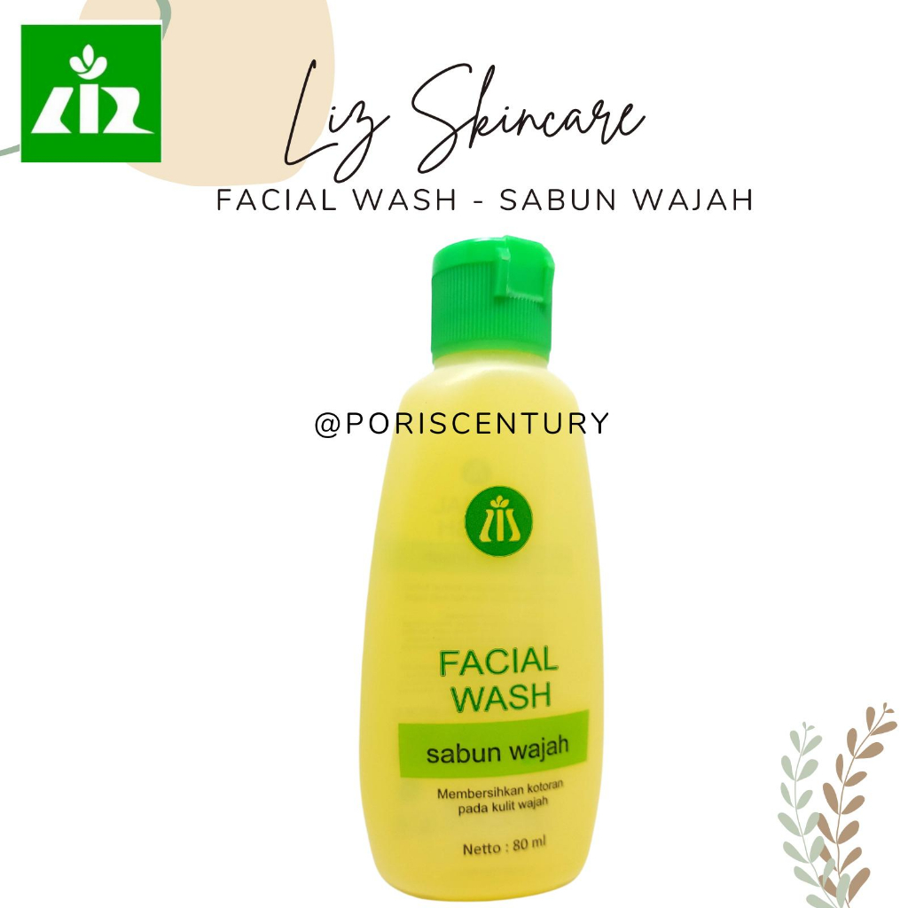 Liz Skin Facial Wash Sabun Wajah Whitening Untuk Flek Hitam 80ml / Linz Skincare Facial Wash Members