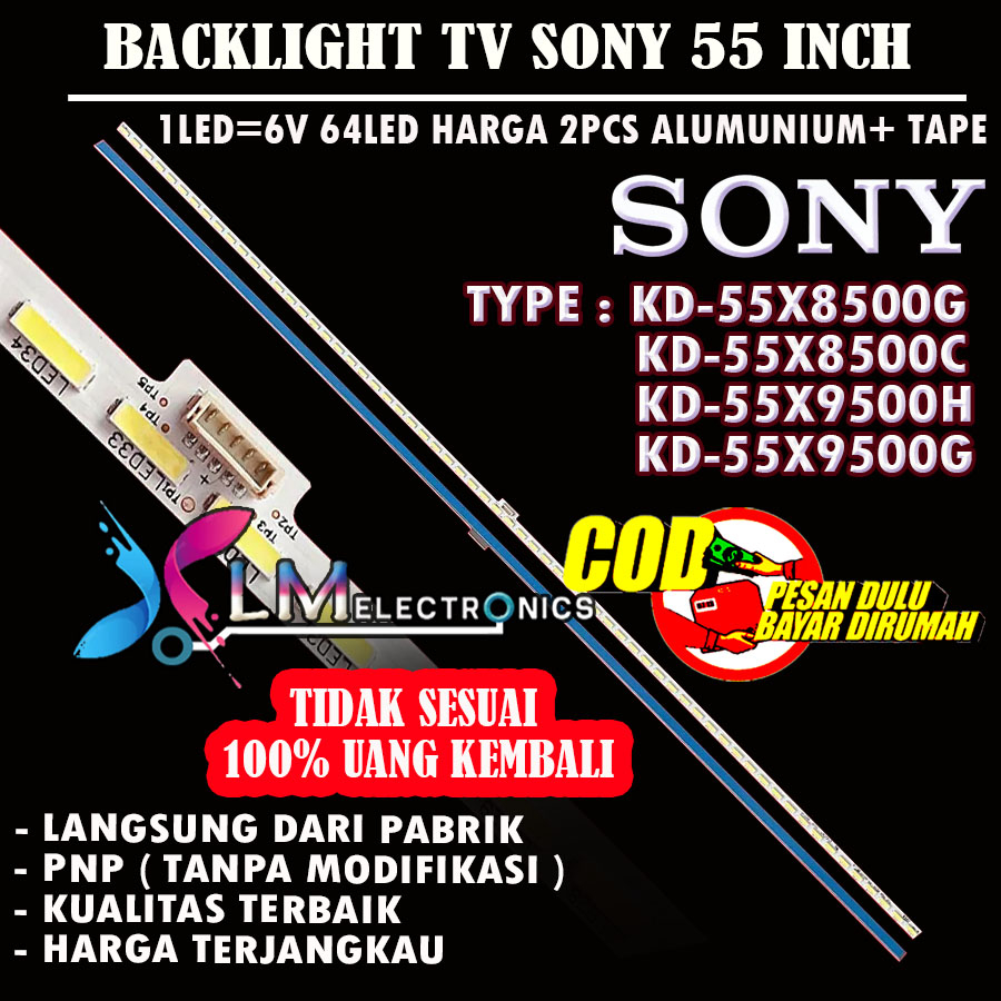 BACKLIGHT TV SONY 55 KD-55X9500H KD-55X9500G KD55X8500G KD55X8500C KD55X9500H KD55X9500G KD 55X8500G KD 55X8500C KD 55X9500H KD 55X9500G