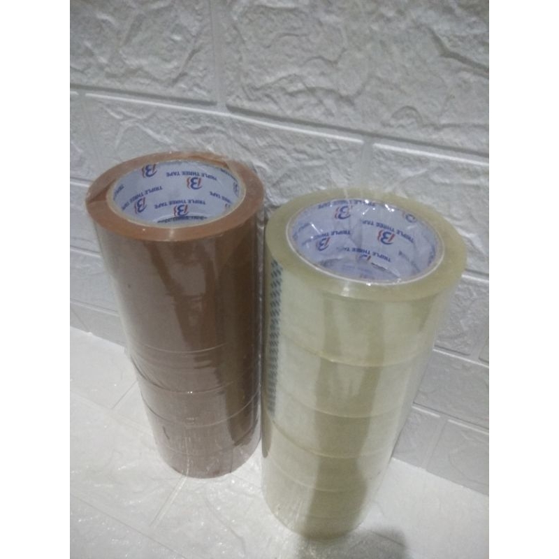 

Lakban coklat dan bening 45x90yard 6pcs