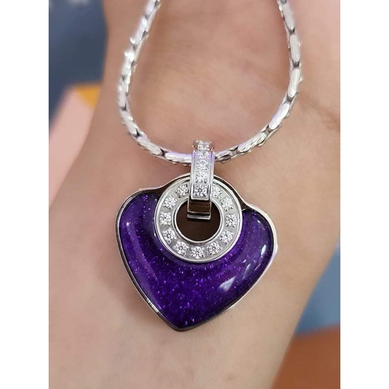 Pendant MCI Heart purple