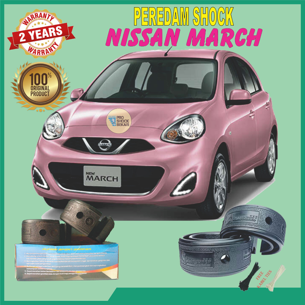 Damper Pro Shock Spring Buffer Peredam Shockbreaker Mobil Nissan March