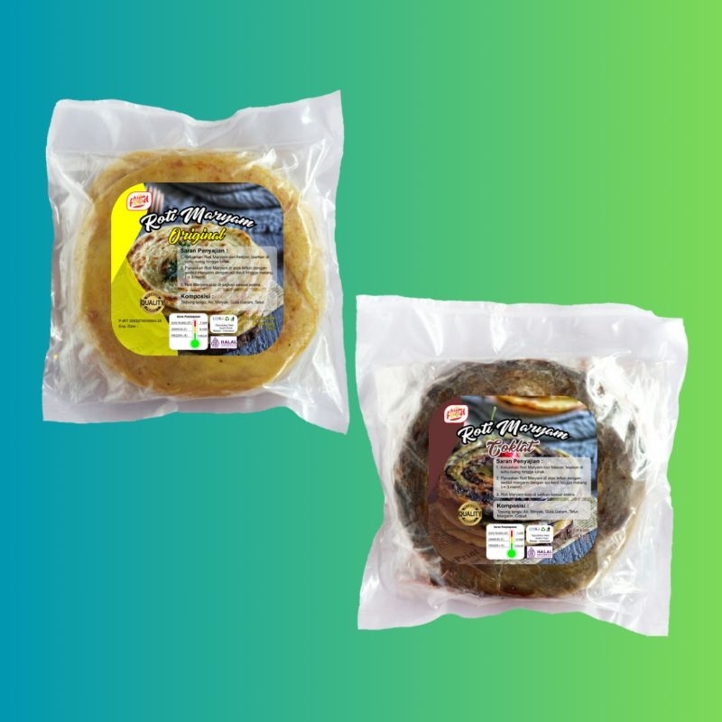 

[PAKET 2 MIX] ROTI MARYAM ORIGINAL & COKELAT LARGE