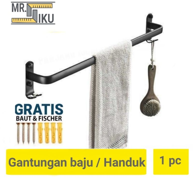 gantungan handuk / gantungan baju / castok gantungan baju / GANTUNGAN HANDUK / gantungan baju / rak 