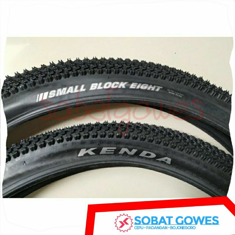 BAN LUAR SEPEDA KENDA SMALL BLOCK EIGHT ORIGINAL 27,5 x 2.10 ( 52 - 584 ) SEPEDA MTB 27.5 FEDERAL AS
