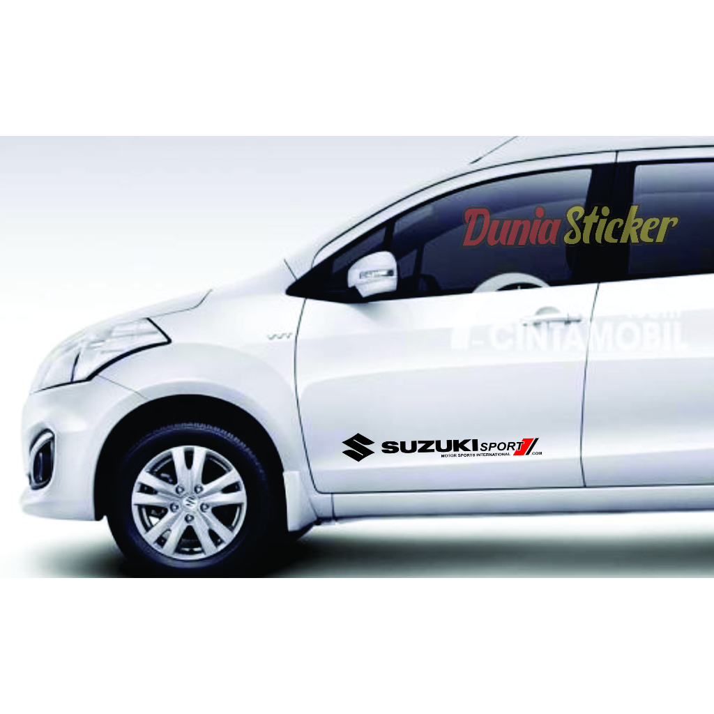 Stiker Cutting Logo Suzuki Stiker Pintu Samping Mobil Suzuki Ertiga Apv Jimny Ignis All Mobil Suzuki