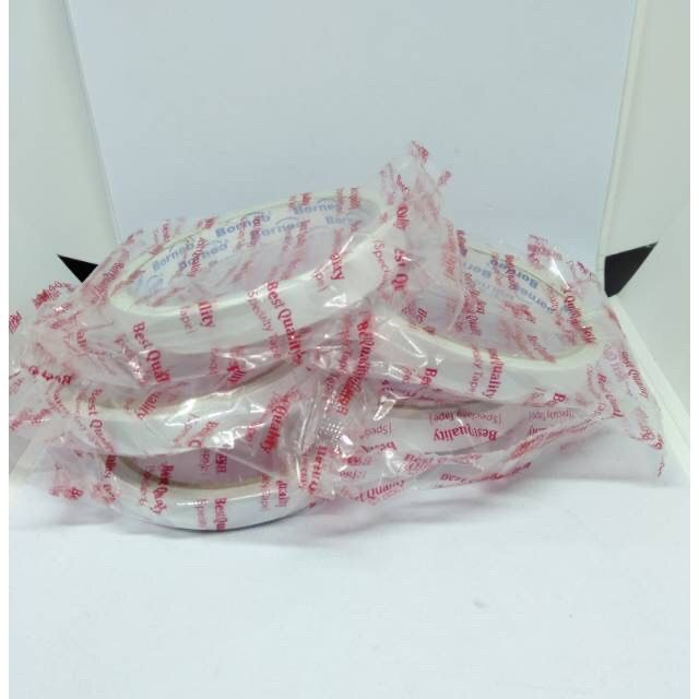 

DOUBLE TAPE CORE MERAH/ISOLASI BOLAK BALIK PEREKAT BORNEO