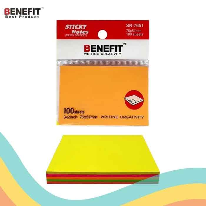

STICK NOTE SN 7651T BENEFIT / STICK NOTE BENEFIT SN-7651T