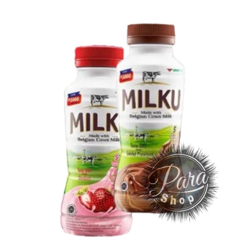 

SUSU MILKU | MINUMAN SUSU BOTOL RASA RASA | COKLAT | STRAWBERRY