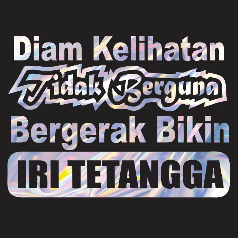 Stiker Cutting Variasi Kaca Samping Mobil/Truk